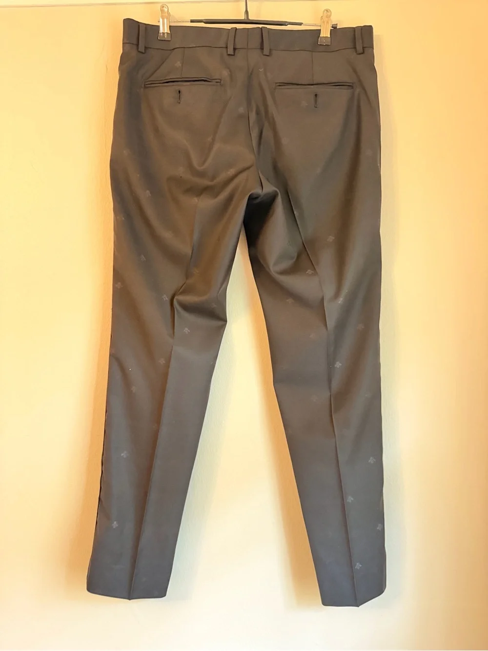 Gucci Bee Embossed Monaco Slacks